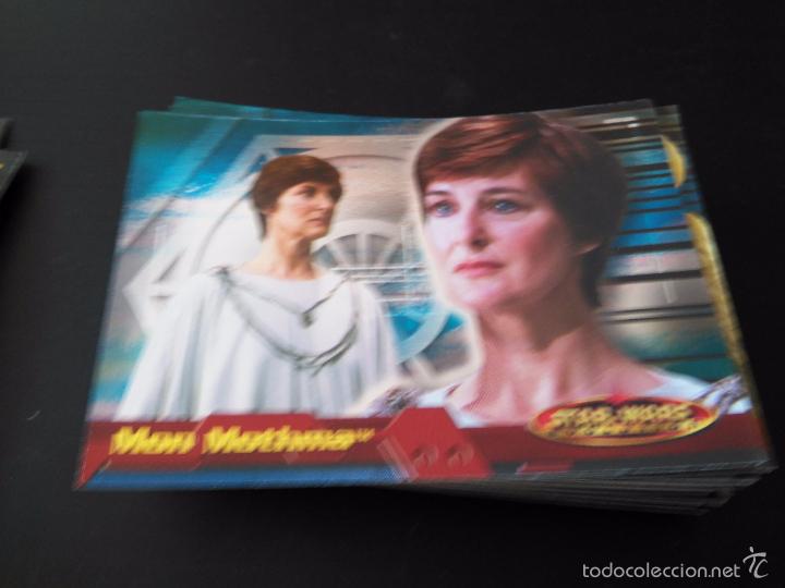 Trading cards: star wars evolution 2001 topps holo card 50 mon mothma - Foto 1