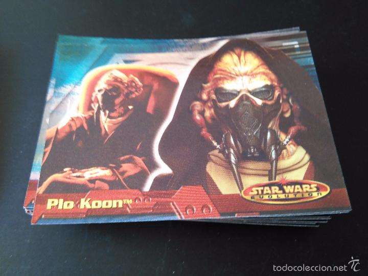 Trading cards: star wars evolution 2001 topps holo card 60 plo koon - Foto 1