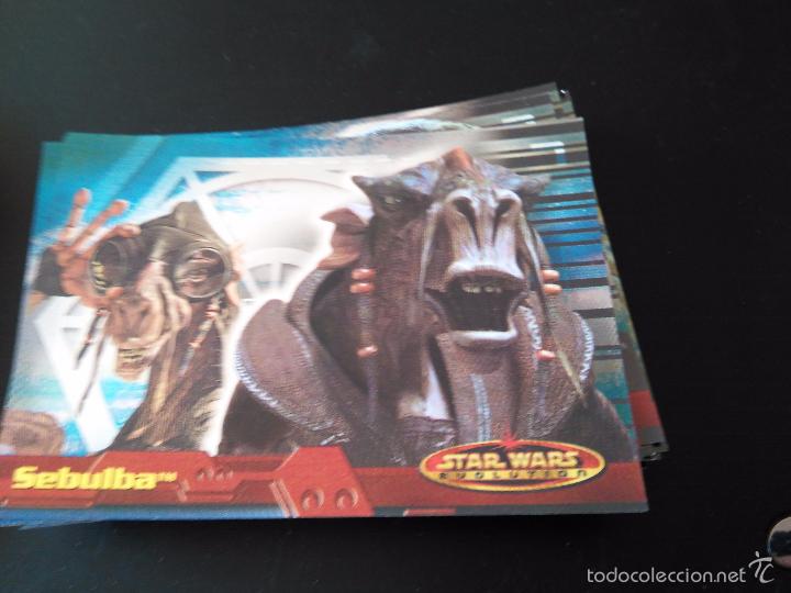 Trading cards: star wars evolution 2001 topps holo card 72 sebulba - Foto 1