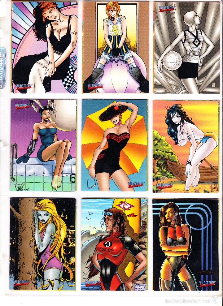 Sammelkarten: WILDSTORM SWIMSUITE. 90 DE 99 TRADING CARDS. IMAGE