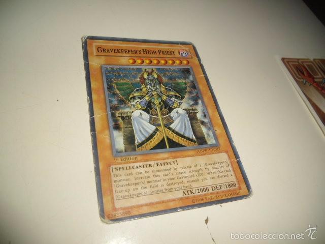 Figurine Collezionabili: FICHA KONMAI YUGIOH GRAVEKEEPER`S HIGH PRIEST