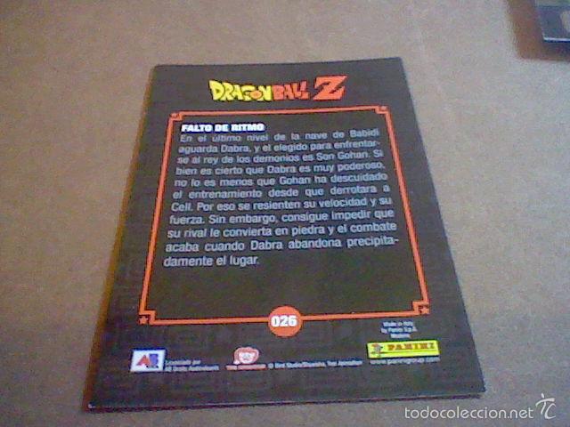 Trading cards: CROMO DRAGON Z PANINI SON gohan 026 - Foto 2