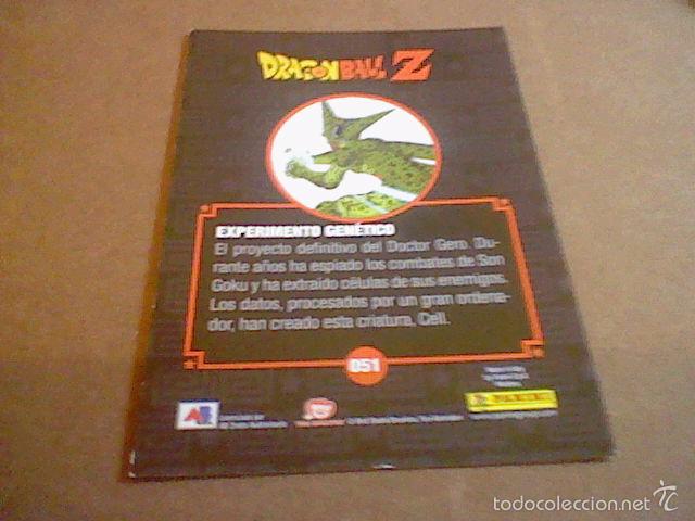 Trading cards: CROMO DRAGON Z PANINI CELL 051 - Foto 2