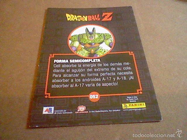 Trading cards: CROMO DRAGON Z PANINI CELL 052 - Foto 2