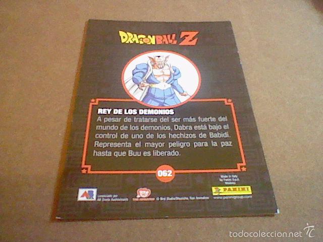 Trading cards: CROMO DRAGON Z PANINI DABRA 062 - Foto 2