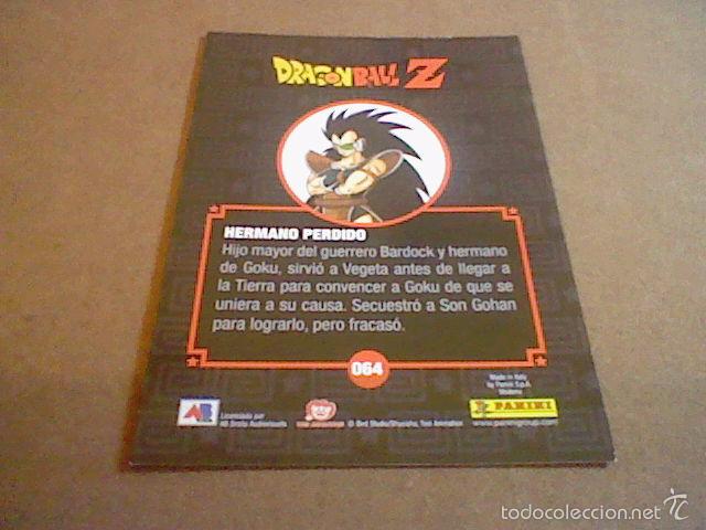 Trading cards: CROMO DRAGON Z PANINI RADITZ 064 - Foto 2