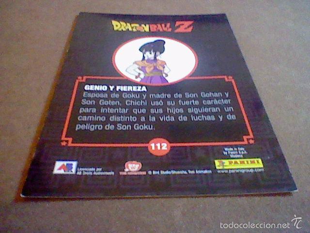 Trading cards: CROMO DRAGON Z PANINI 112 CHICHI - Foto 2