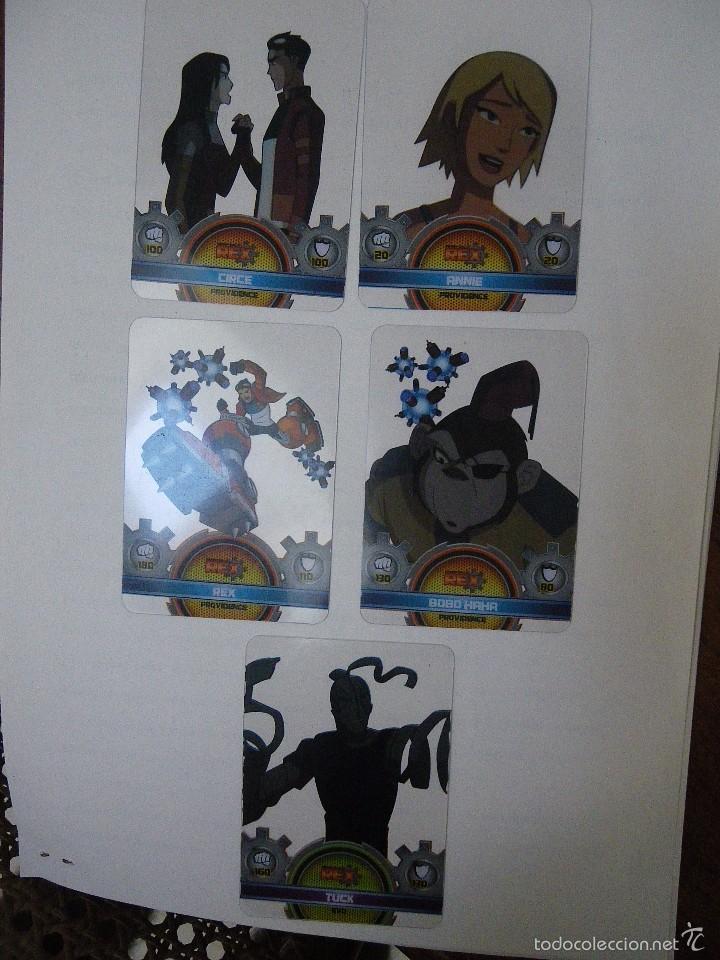 Trading cards: 5 lamincards REX providence - Foto 2