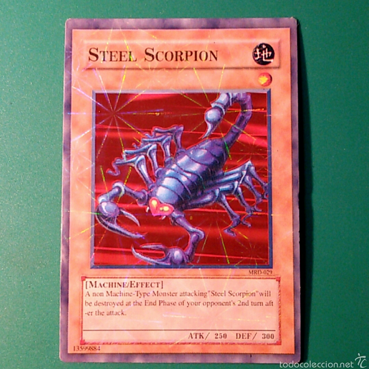 Details about   YuGiOh Steel Scorpion MRD-029 Unlimited Edition Common