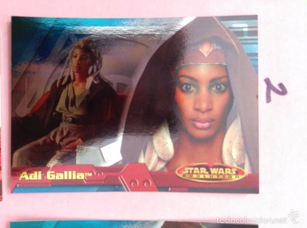 Trading cards: star wars evolution 2001 topps holo card 2 - Foto 1