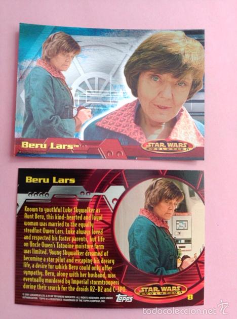Trading cards: star wars evolution 2001 topps holo card 8 - Foto 1