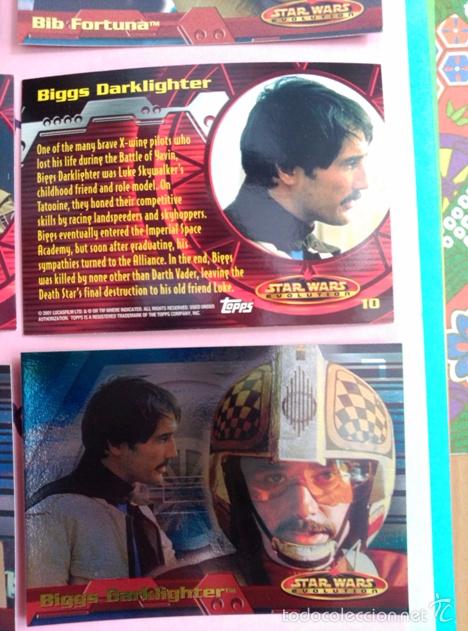 Trading cards: star wars evolution 2001 topps holo card 10 - Foto 1