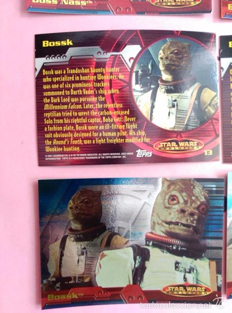 Trading cards: star wars evolution 2001 topps holo card 13 - Foto 1