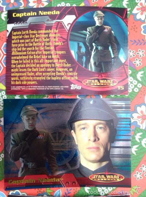 Trading cards: star wars evolution 2001 topps holo card 15 - Foto 1