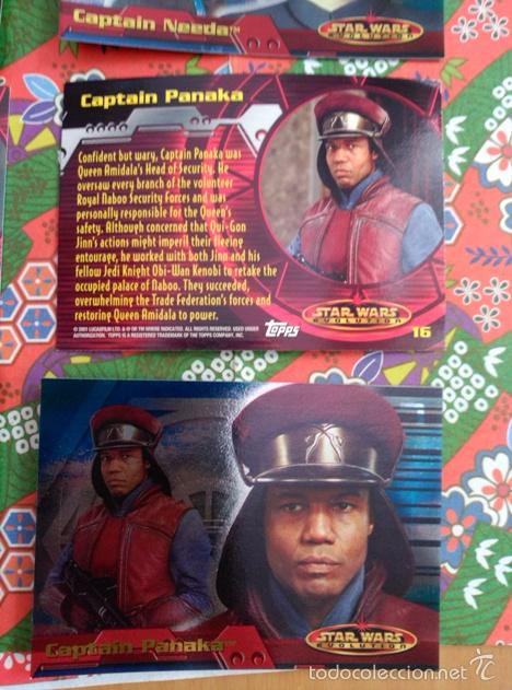 Trading cards: star wars evolution 2001 topps holo card 16 - Foto 1
