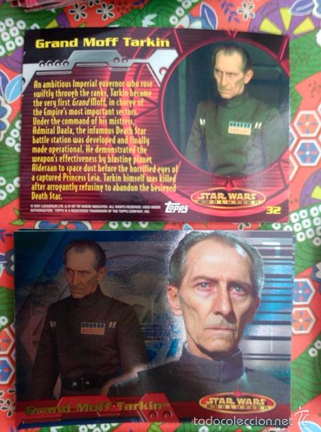 Trading cards: star wars evolution 2001 topps holo card 32 - Foto 1
