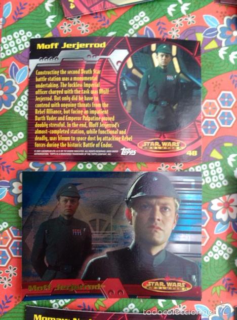 Trading cards: star wars evolution 2001 topps holo card 48 - Foto 1