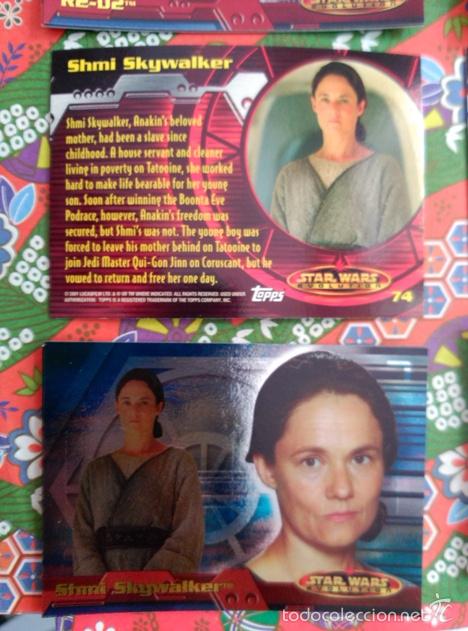 Trading cards: star wars evolution 2001 topps holo card 74 - Foto 1
