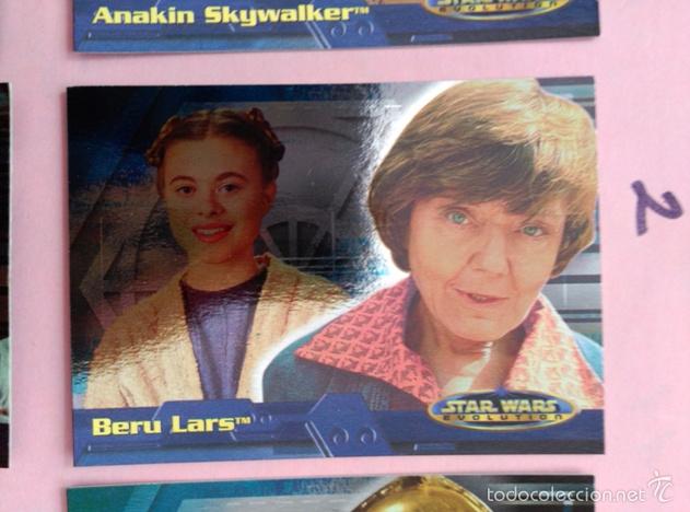 Trading cards: star wars evolution 2001 topps holo card 2A - Foto 1