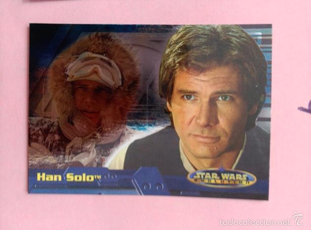 Trading cards: star wars evolution 2001 topps holo card 4A - Foto 1