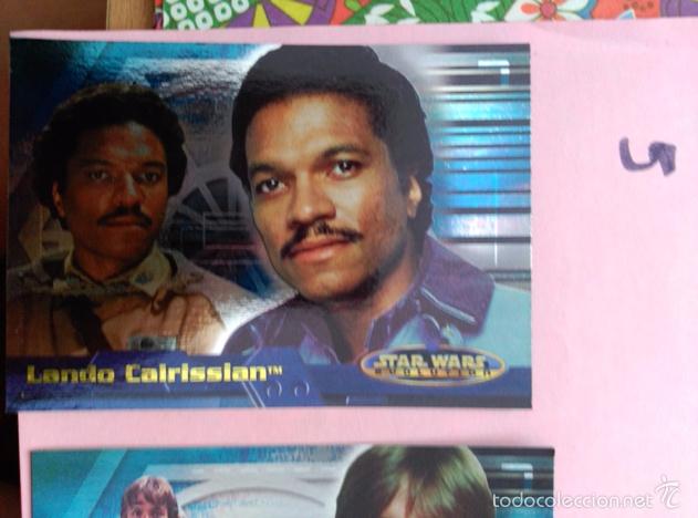 Trading cards: star wars evolution 2001 topps holo card 5A - Foto 1