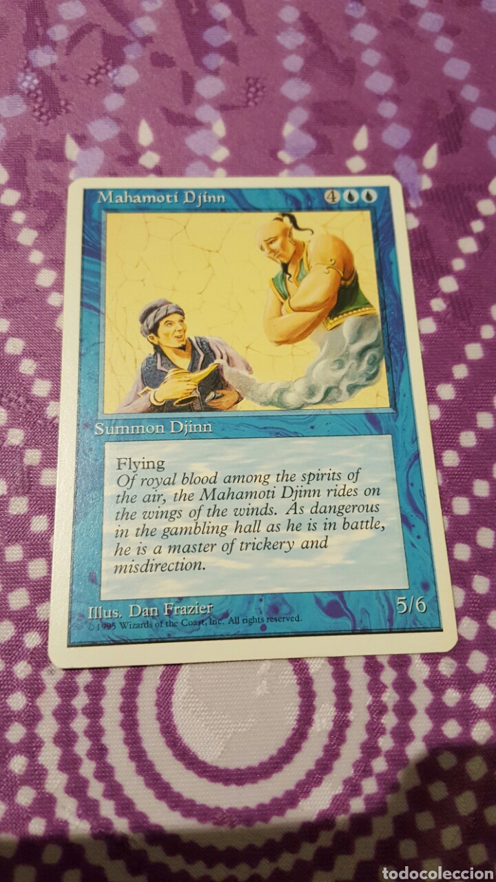 Trading Cards: Mtg carta magic mahamoti djinn