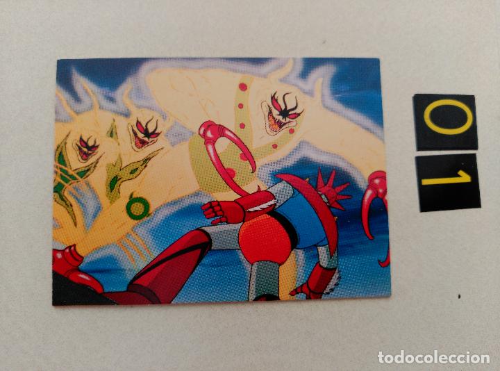 Cartas Colecion&aacute;veis: 1975 MINI CARD GREAT MAZINGER VS GETTER ROBOT GETA ROBO GO NAGAI 01