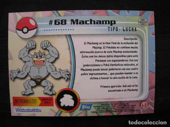 Trading cards: POKEMON - # 68  MACHAMP - NINTENDO. - Foto 3