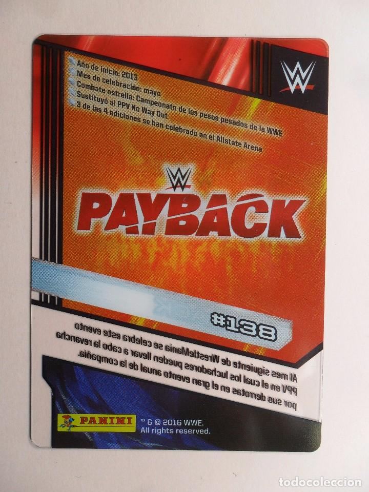 Trading cards: WWE - ACTION CARDS 138 PAYBACK - 2016 - PANINI - Foto 2