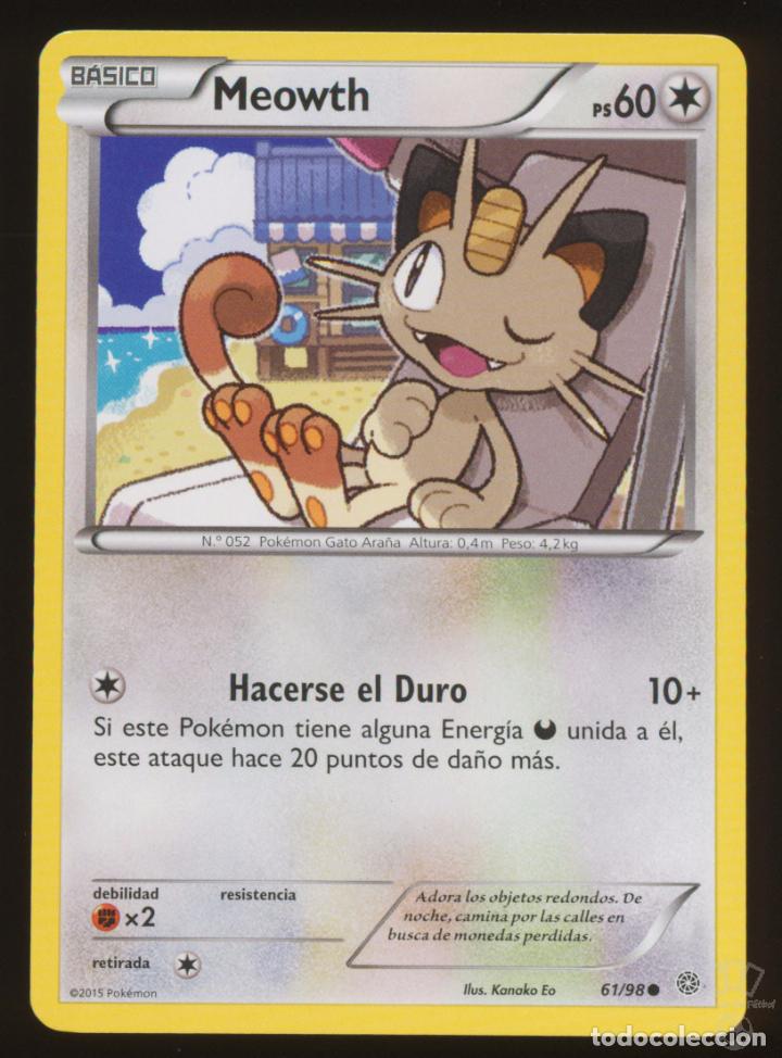 ancient meowth pokemon card 2015 Pokemon Russian XY Ancient Origins Meowth #61 CGC 10 PRISTINE on Fanatics Collect