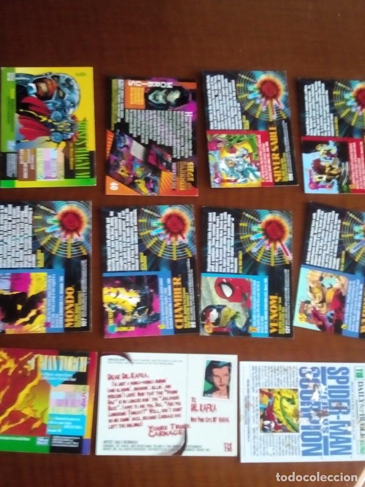 Trading cards: MARVEL UNIERSE TRADING CARTS DEL A&Ntilde;O 1994       11 VARIADAS - Foto 7