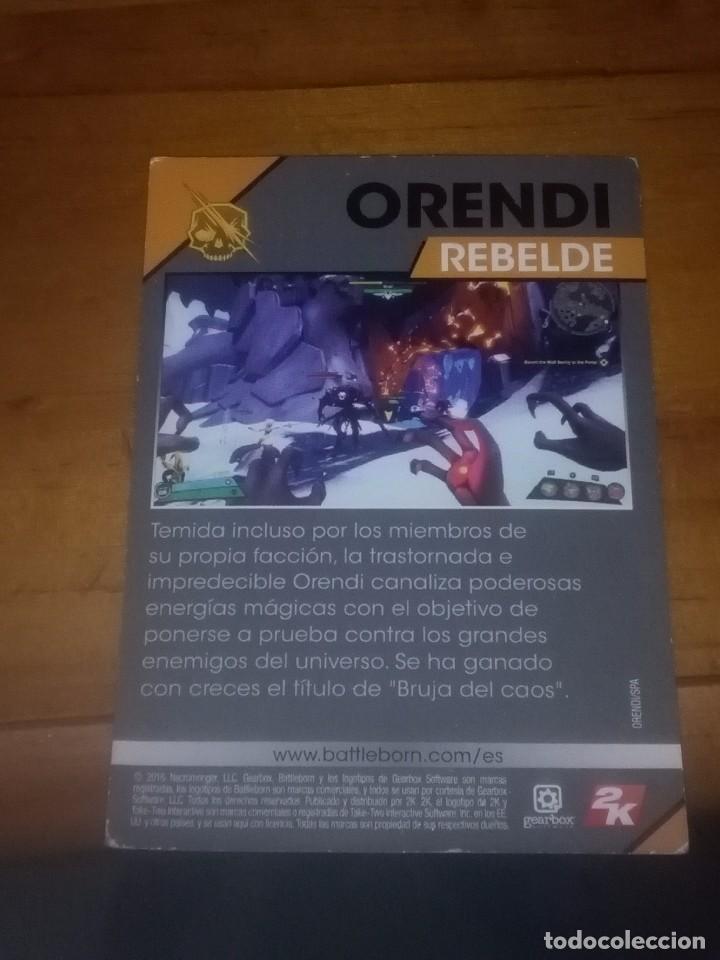 Trading cards: BATTLEBORN ORENDI REBELDE. - Foto 1