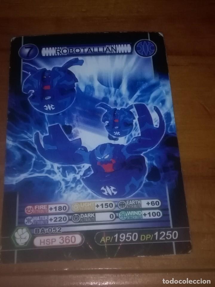 Trading cards: BAKUGAN. ROBOTALLIAN. - Foto 1