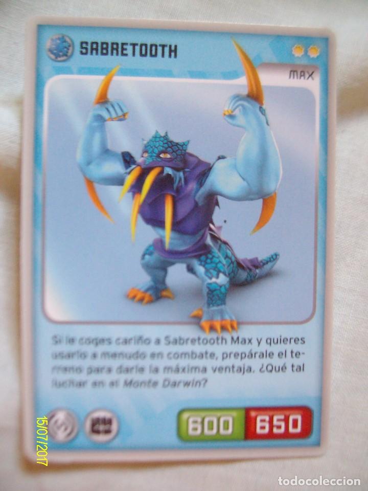 Trading cards: INVIZIMALS 069 PANINI 2009 2013 SABRETOOTH MAX - Foto 1