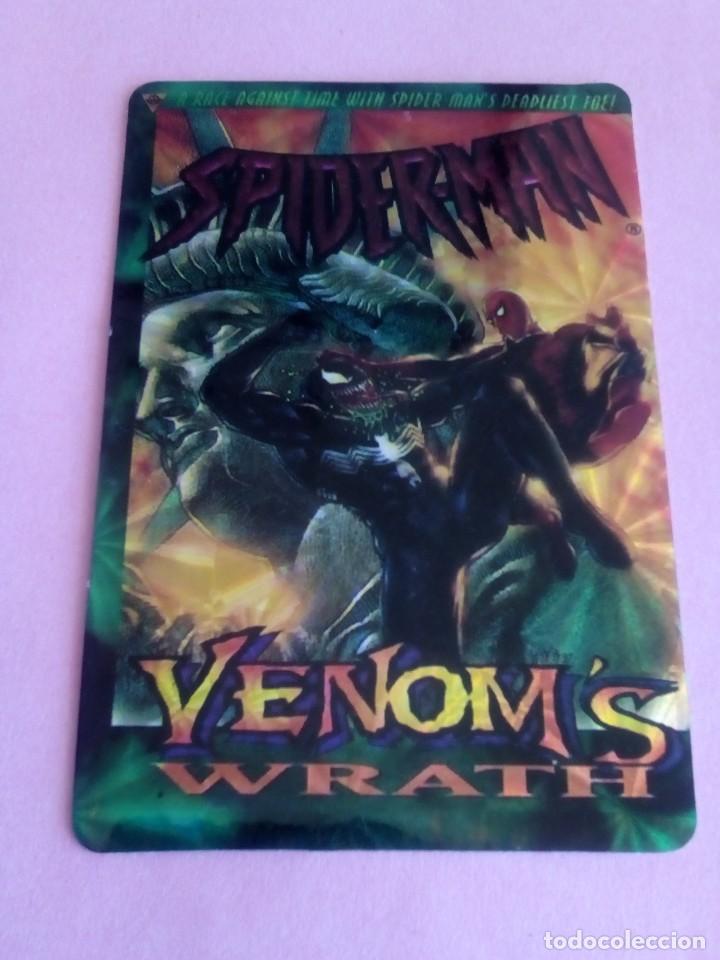 Trading cards: SPIDERMAN  VENOMS   CON BRILLO - Foto 1