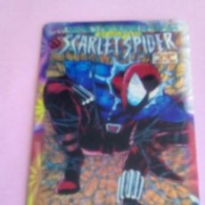 Trading Cards: SPIDER SCARLET HOLOGRAFICO CON BRILLO. Lote 97794251