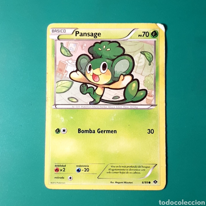 carta pokemon - pansage - Buy Antique trading cards on todocoleccion