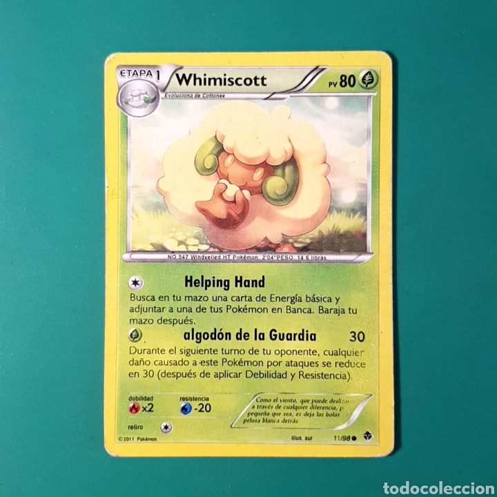 Trading cards: Carta POKEMON - WHIMISCOTT - Foto 1