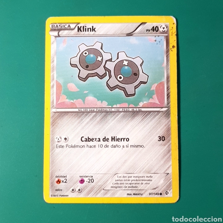 Trading cards: Carta POKEMON - KLINK - Foto 1