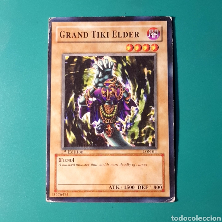 Yu-Gi-Oh! card - GRAND TIKI ELDER 英語版 1996 Yu-Gi-Oh!: GRAND TIKI