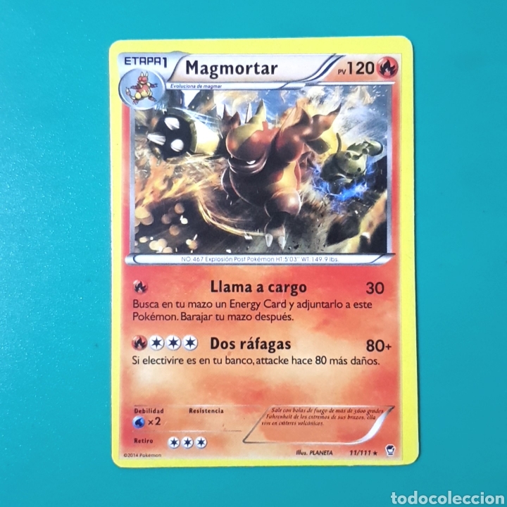 Trading cards: Carta POKEMON - MAGMORTAR - Foto 1