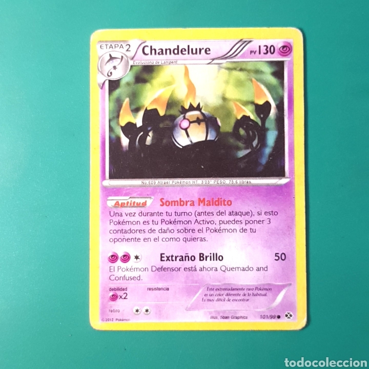 Trading cards: Carta POKEMON - CHANDELURE - Foto 1