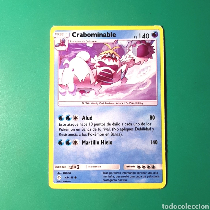 Trading cards: CARTA POK&Eacute;MON ?CRABOMINABLE - Foto 1