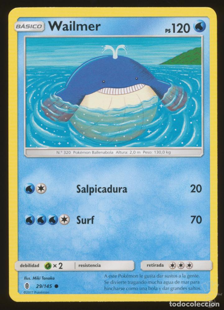 29/145. wailmer - s&l albor de guardianes - po - Buy Antique trading cards  on todocoleccion