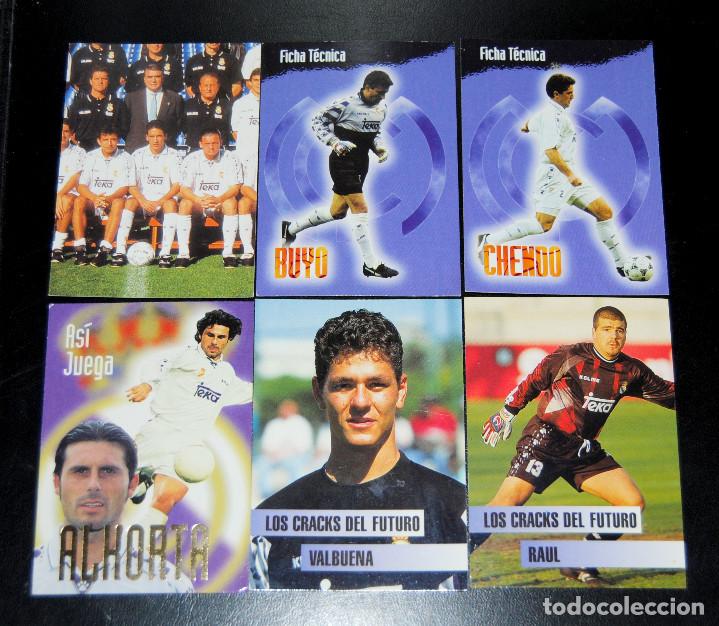 Trading cards: Lote de 6 tarjetas cromos Real Madrid PANINI 1996 1997 LIGA 96 97 Cards