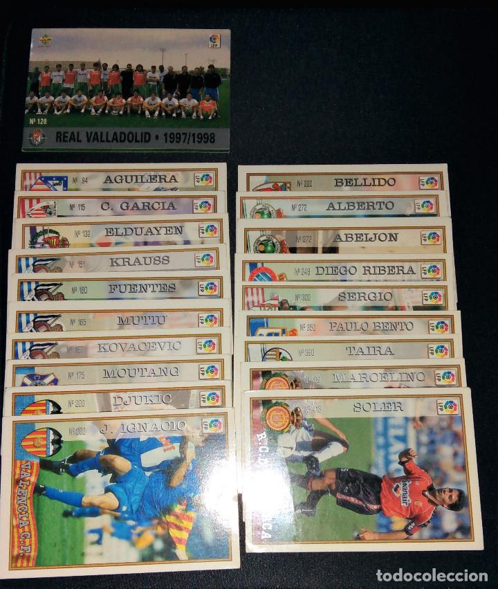 Trading cards: Lote 20 fichas (ver foto para n&uacute;meros) 1997-1998 MC MUNDICROMO Las fichas de la Liga 97 98