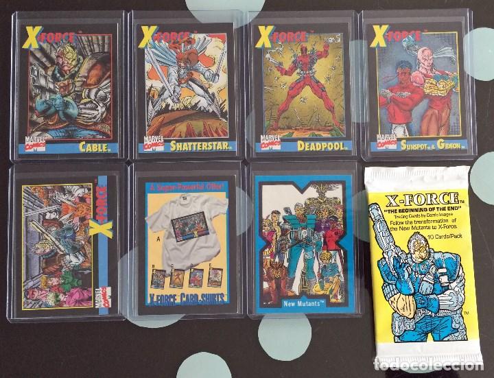 Trading cards: X-FORCE COMIC IMAGES 1991 TRADING CARDS COMPLETE SET. - Foto 1