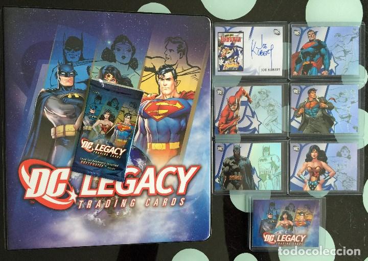 Trading cards: DC LEGACY SET. BINDER+PROMOS+BASE+CHASE+WRAPPER. - Foto 1