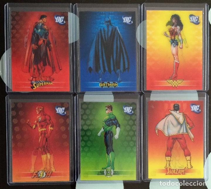 Trading cards: DC LEGACY SET. BINDER+PROMOS+BASE+CHASE+WRAPPER. - Foto 5