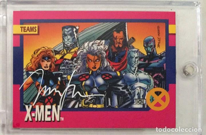 Planet Studios Jim Lee Autograhed X-Men #1 Full Cover LImited Edition Pin  1992 